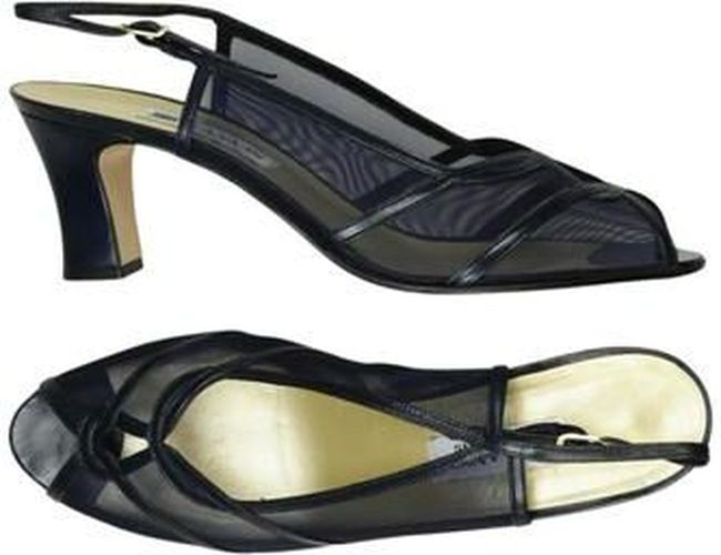 Damen Sandale, marineblau, Gr. EU 40, Leder - Second Hand - Lanvin - Modalova