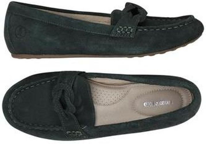 Damen Halbschuh, grün, Gr. EU 36, Leder - Second Hand - Lands End - Modalova