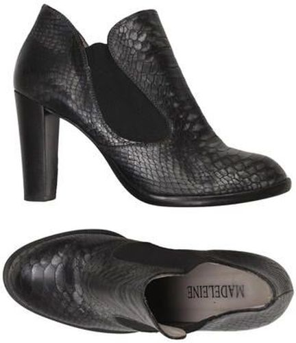 Damen Stiefelette, schwarz, Gr. EU 40, Leder - Second Hand - MADELEINE - Modalova