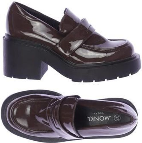 Damen Halbschuh, braun, Gr. EU 37, Kunstleder - Second Hand - Monki - Modalova