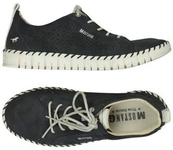 Damen Halbschuh, marineblau, Gr. EU 36 - Second Hand - Mustang - Modalova