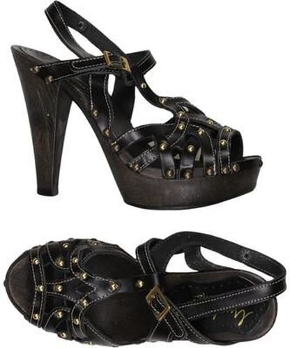 Damen Sandale, schwarz, Gr. EU 37 - Second Hand - Mustang - Modalova