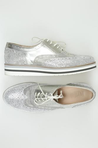 Damen Halbschuh, silber, Gr. EU 38 - Second Hand - Pertini - Modalova