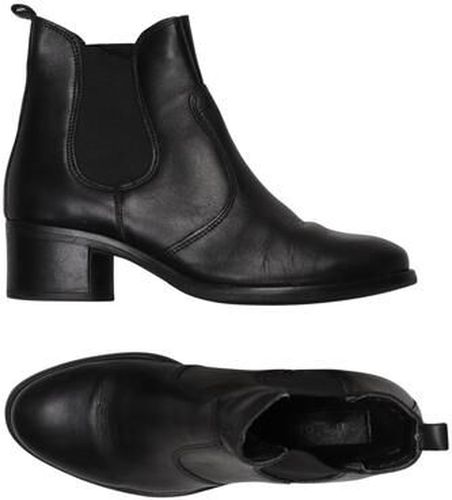 Damen Stiefelette, schwarz, Gr. EU 36, Leder - Second Hand - Pier One - Modalova