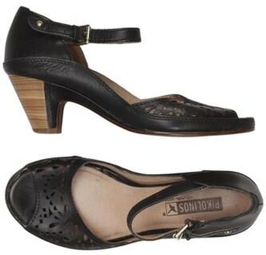 Damen Sandale, schwarz, Gr. EU 36, Leder - Second Hand - Pikolinos - Modalova