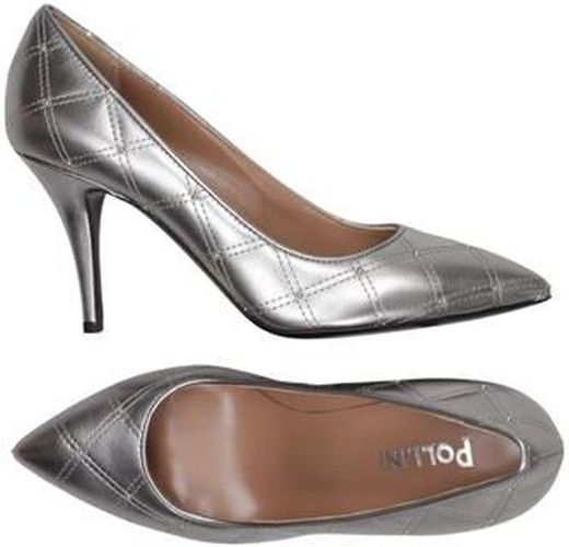 Damen Pumps, silber, Gr. EU 39 - Second Hand - Pollini - Modalova