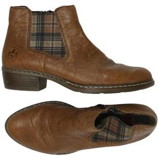 Damen Stiefelette, braun, Gr. EU 37, Leder - Second Hand - Rieker - Modalova