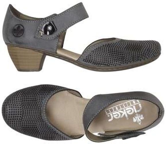 Damen Pumps, grau, Gr. EU 36, Leder - Second Hand - Rieker - Modalova