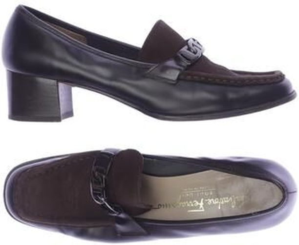 Damen Halbschuh, braun, Gr. EU 38 (US 7) - Second Hand - Salvatore Ferragamo - Modalova