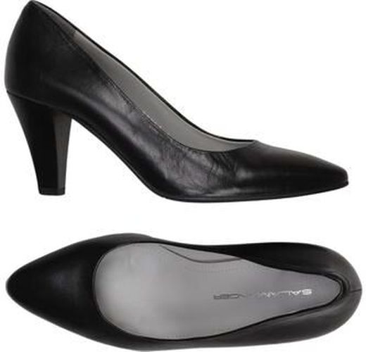 Damen Pumps, schwarz, Gr. EU 36 (UK 3.5), Leder - Second Hand - Salamander - Modalova