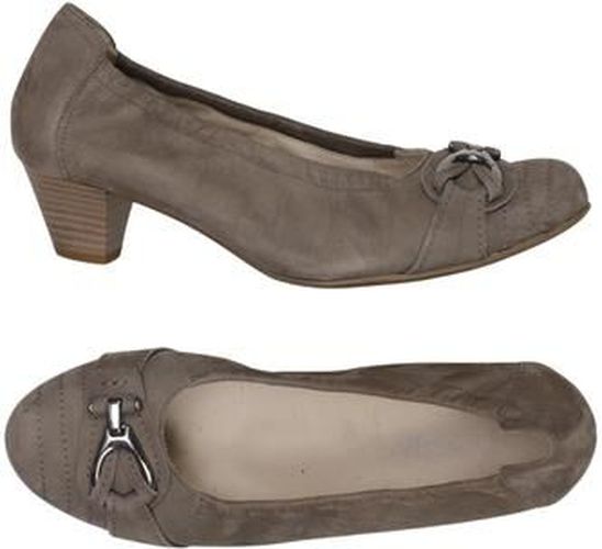 Damen Pumps, grau, Gr. EU 39.5 (UK 6.5), Leder - Second Hand - Semler - Modalova