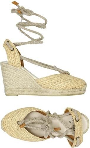 Sezane Damen Sandale, beige, Gr. EU 35 - Second Hand - Sézane - Modalova