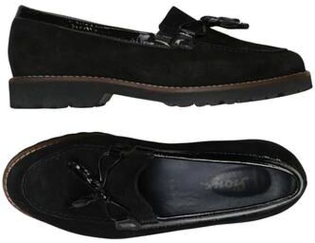 Damen Halbschuh, schwarz, Gr. EU 38.5 (UK 5.5), Leder - Second Hand - Sioux - Modalova