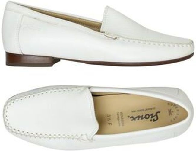 Damen Halbschuh, weiß, Gr. EU 36 (UK 3.5), Leder - Second Hand - Sioux - Modalova