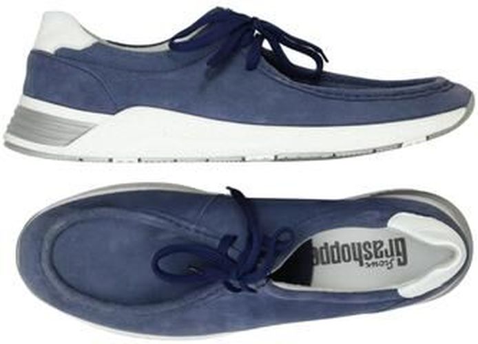 Damen Halbschuh, blau, Gr. EU 41.5 (UK 8), Leder - Second Hand - Sioux - Modalova