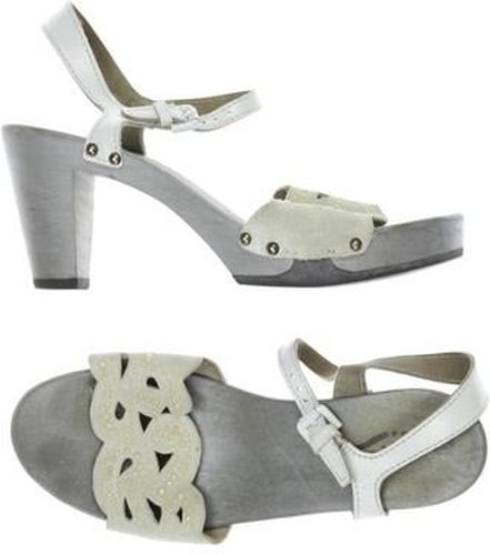 Damen Sandale, beige, Gr. EU 41, Leder - Second Hand - Softclox - Modalova