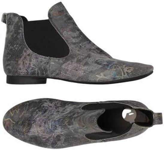 Damen Stiefelette, grau, Gr. EU 37, Leder - Second Hand - Think! - Modalova