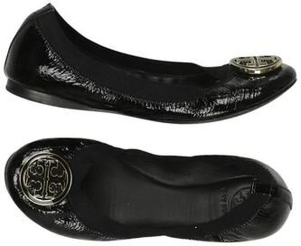 Damen Ballerinas, schwarz, Gr. EU 36 (US 5.5), Leder - Second Hand - Tory burch - Modalova