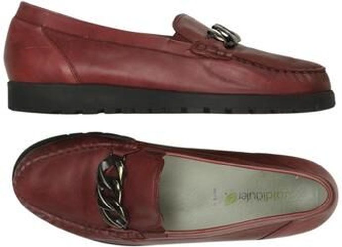 Damen Halbschuh, bordeaux, Gr. EU 39.5 (UK 6.5), Leder - Second Hand - Waldläufer - Modalova