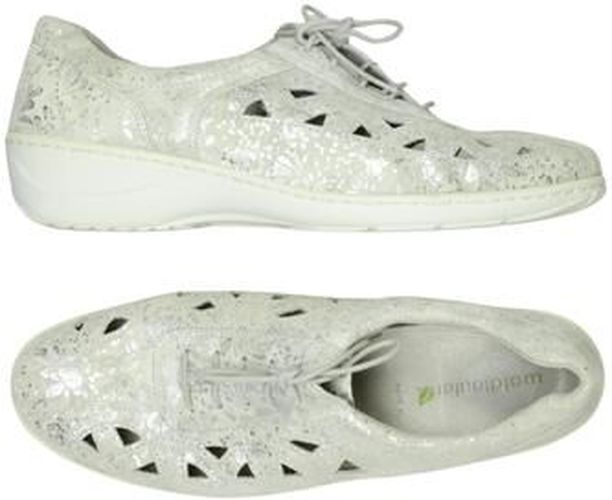 Damen Halbschuh, grau, Gr. EU 41.5 (UK 8), Leder - Second Hand - Waldläufer - Modalova