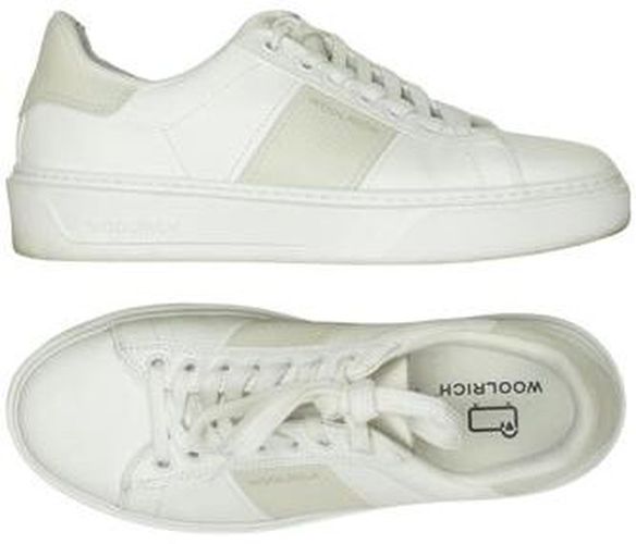 Damen Sneakers, weiß, Gr. EU 37.5, Leder - Second Hand - Woolrich - Modalova