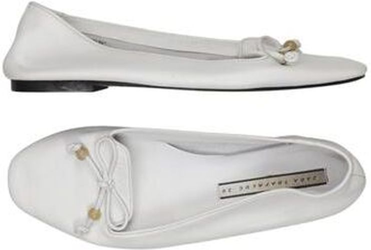 Damen Ballerinas, weiß, Gr. EU 38 - Second Hand - Zara - Modalova