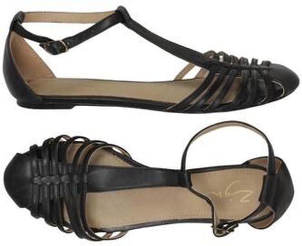 Damen Ballerinas, schwarz, Gr. EU 37, Leder - Second Hand - Zign - Modalova