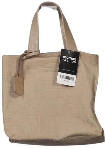 Damen Handtasche, beige, Leder - Second Hand - Furla - Modalova