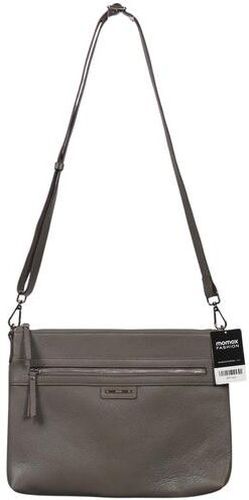 Damen Handtasche, grau, Leder - Second Hand - Geox - Modalova