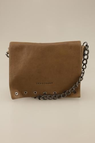 Damen Handtasche, braun, Leder - Second Hand - Longchamp - Modalova