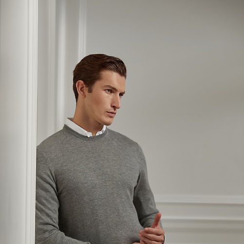 Cashmere Crewneck Jumper - Purple Label - Modalova