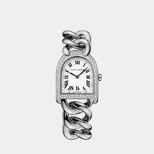 Petite-Link Steel with Diamonds - Ralph Lauren - Modalova