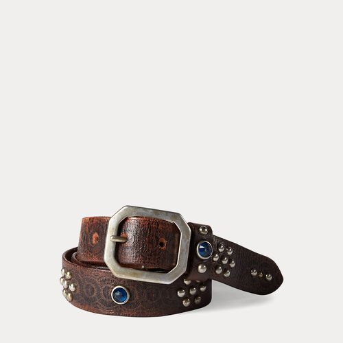 Studded Leather Belt - RRL - Modalova