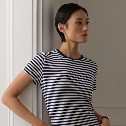 Striped Crewneck Pocket T-shirt - Collection - Modalova