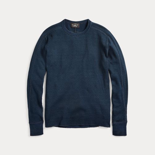 Indigo Jacquard-Knit Crewneck - RRL - Modalova