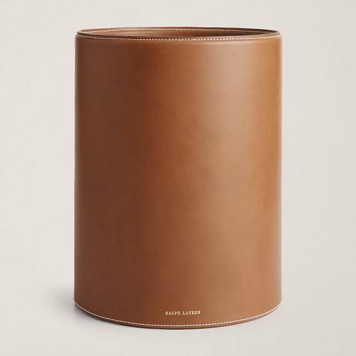 Brennan Leather Waste Bin - Ralph Lauren Home - Modalova