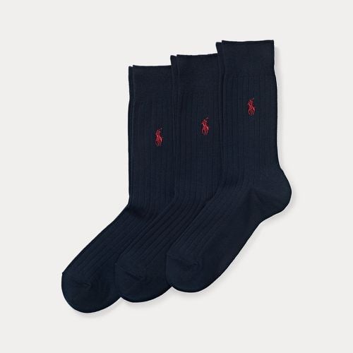 Rib-knit Crew Sock 3-Pack - Polo Ralph Lauren - Modalova