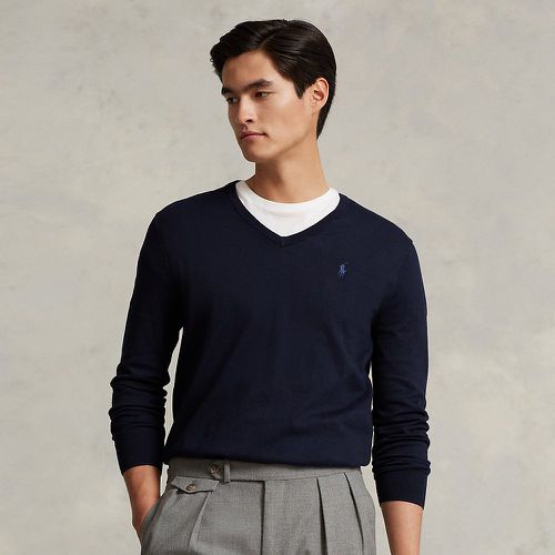 Slim Fit Cotton V-Neck Sweater - Polo Ralph Lauren - Modalova