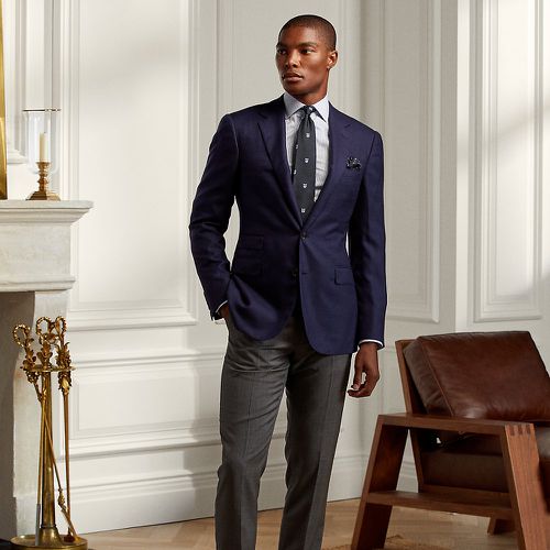 Gregory Hand-Tailored Wool Serge Trouser - Purple Label - Modalova