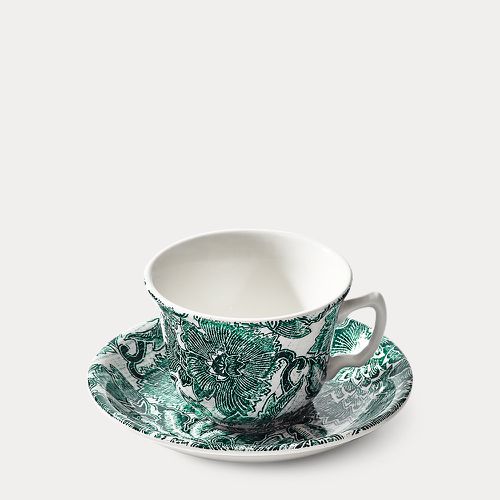 Faded Peony Teacup & Saucer - Ralph Lauren Home - Modalova