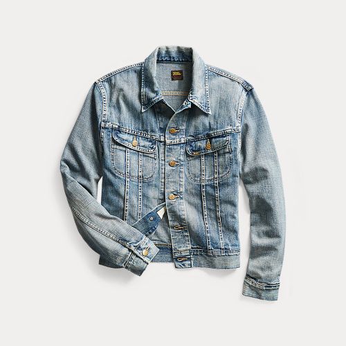 Leeland Indigo Denim Trucker Jacket - RRL - Modalova