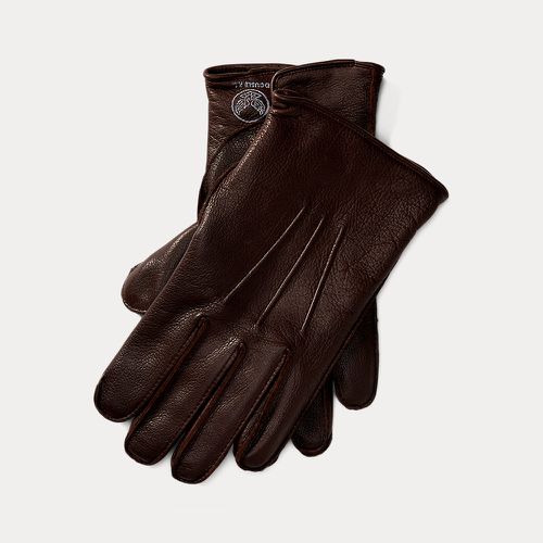 Lined Leather Gloves - RRL - Modalova
