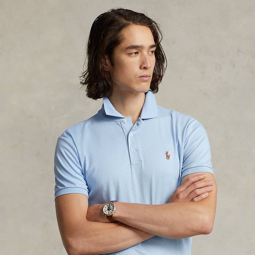 Custom Slim Fit Soft Cotton Polo Shirt - Polo Ralph Lauren - Modalova