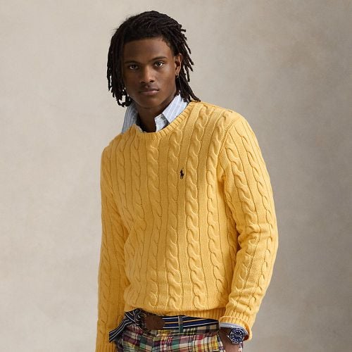 Cable-Knit Cotton Jumper - Polo Ralph Lauren - Modalova