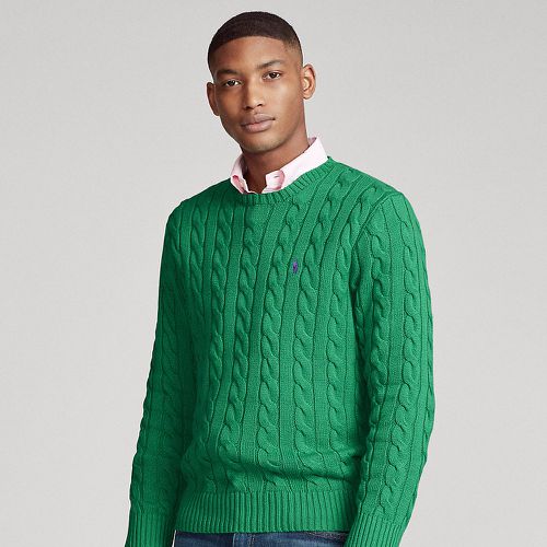 Cable-Knit Cotton Jumper - Polo Ralph Lauren - Modalova