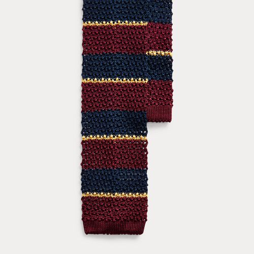 Striped Knit Silk Tie - Polo Ralph Lauren - Modalova