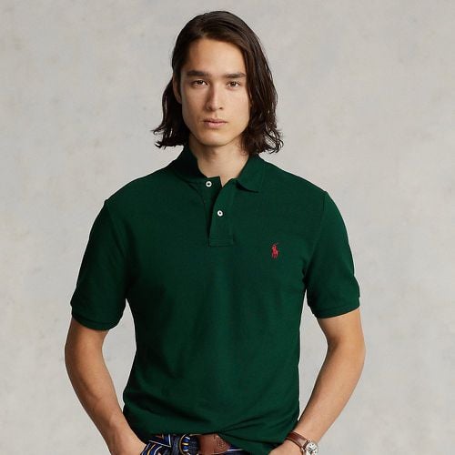 Slim Fit Mesh Polo Shirt - Polo Ralph Lauren - Modalova