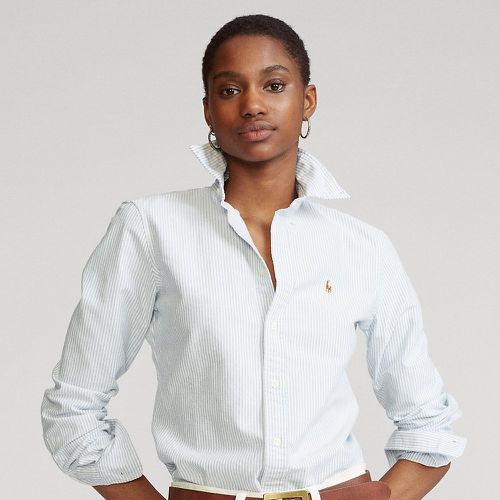Slim Fit Cotton Oxford Shirt - Polo Ralph Lauren - Modalova
