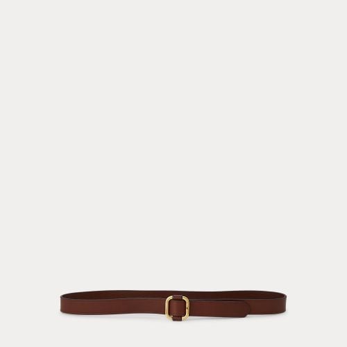 Leather Slide Buckle Belt - Lauren - Modalova