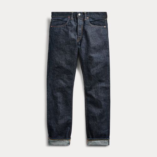 Slim Fit Once-Washed Selvedge Jean - RRL - Modalova